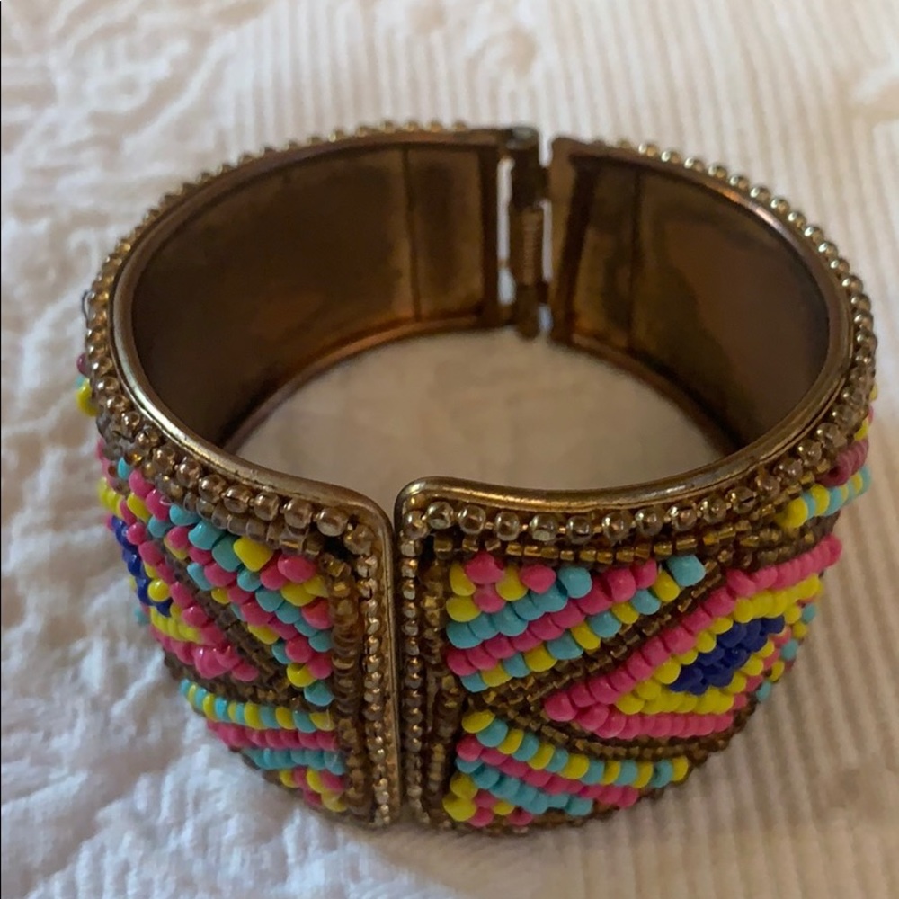 Colorful boho bangle - Picture 4 of 4
